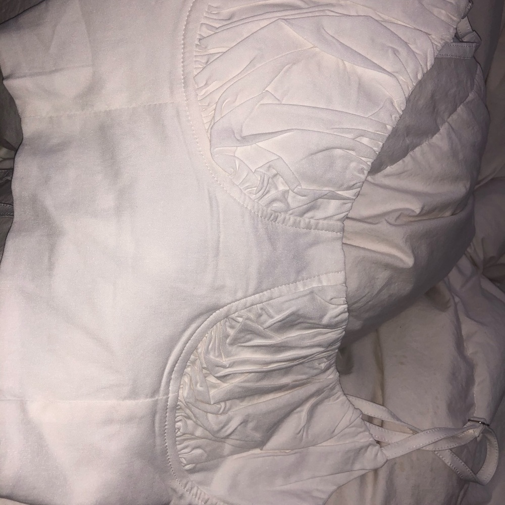 White brand new bustier top